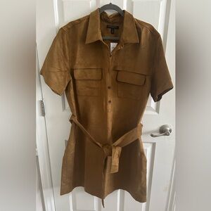 Banana Republic Faux Suede Shirtdress - NWT
